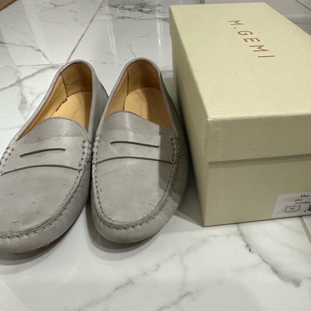 M. Gemi Pastoso grey loafers 39